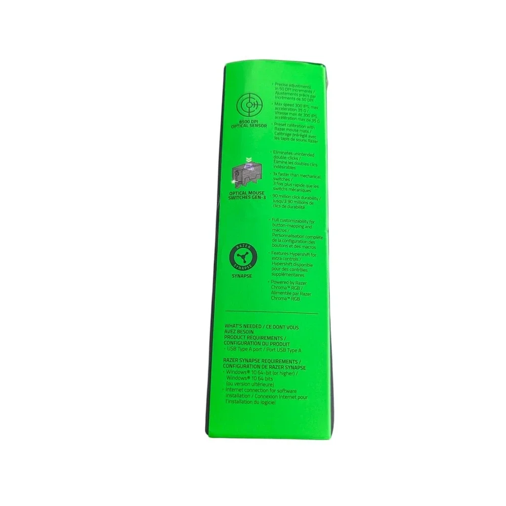 Z2O Razer Cobra RZ01-0465 Black Wired Buttons‎ Customizable Gaming Mouse